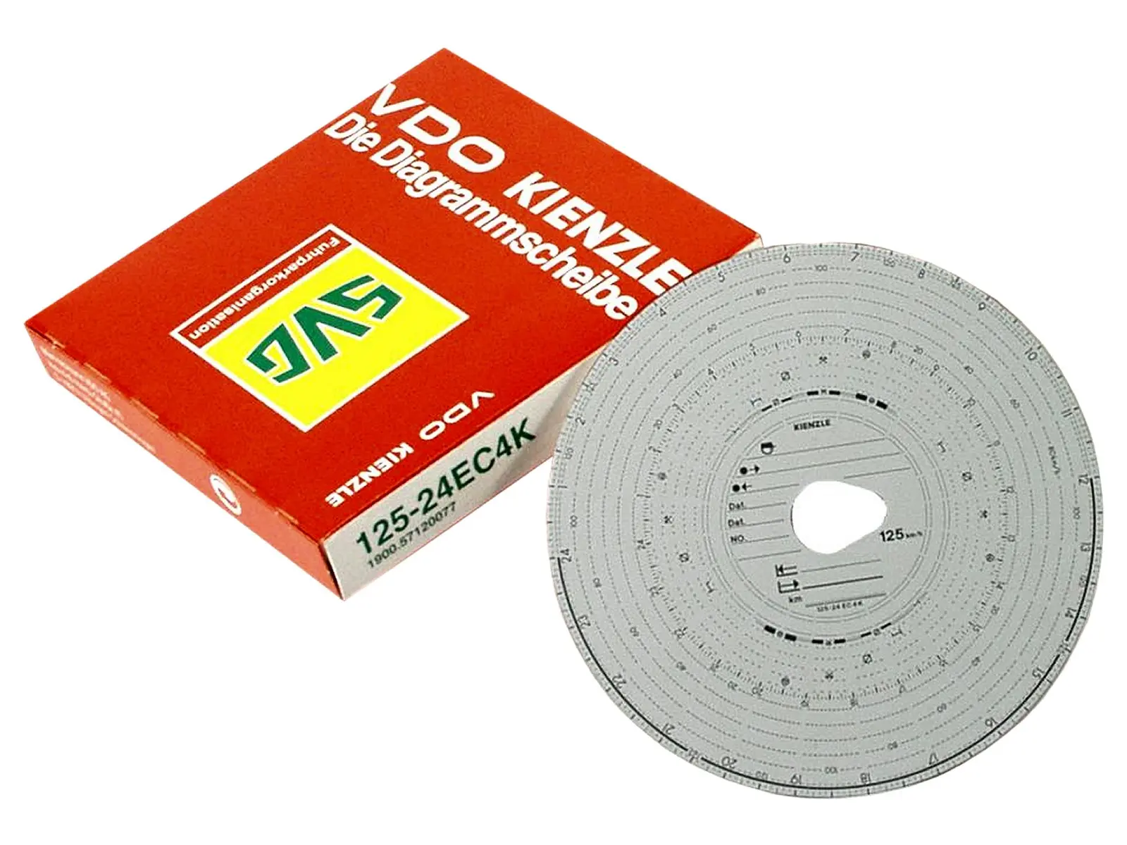 Tachoscheibe Kienzle 125er/24Std    VE1